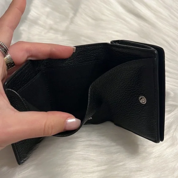 Balenciaga Classic Trifold Wallet Black - Picture 5 of 7